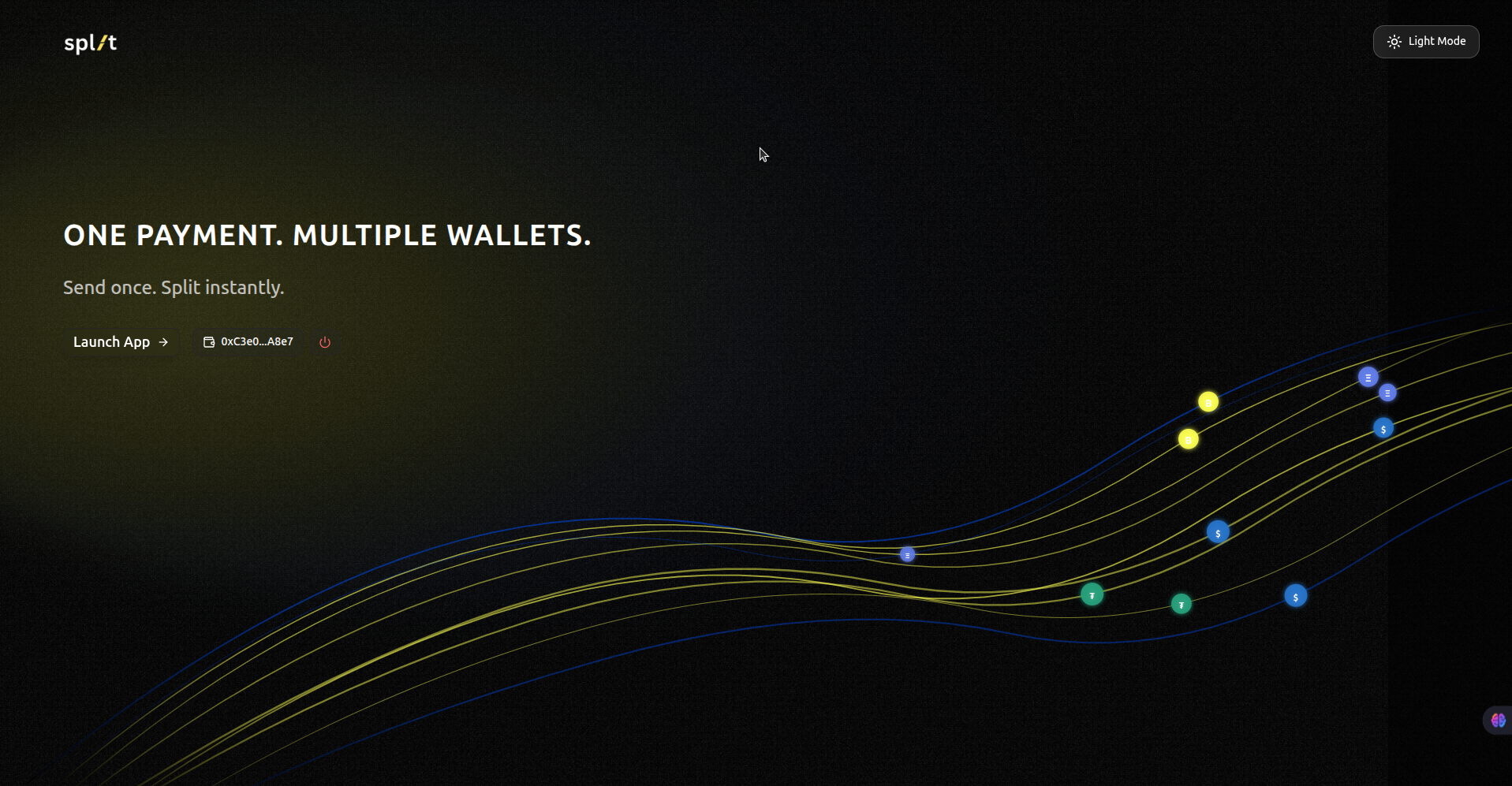 Split — decentralized payment splitting